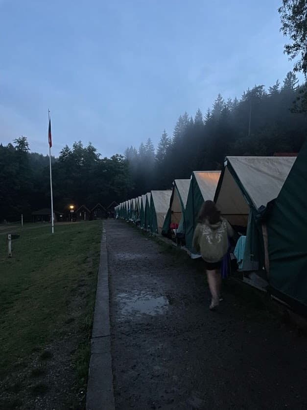 Historická fotografie tábora